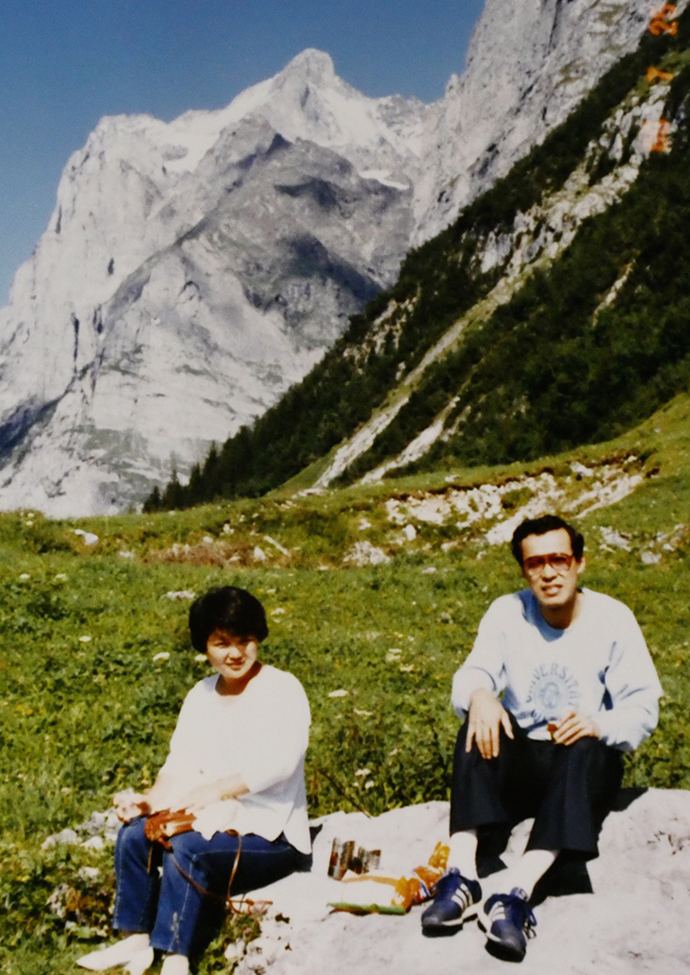 スイスアルプスにて(1986)