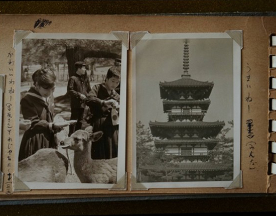 中学の修学旅行アルバム